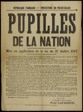 Affiche pupilles de la nation db3a0