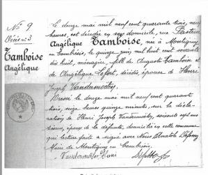 D tamboise angelique 1943