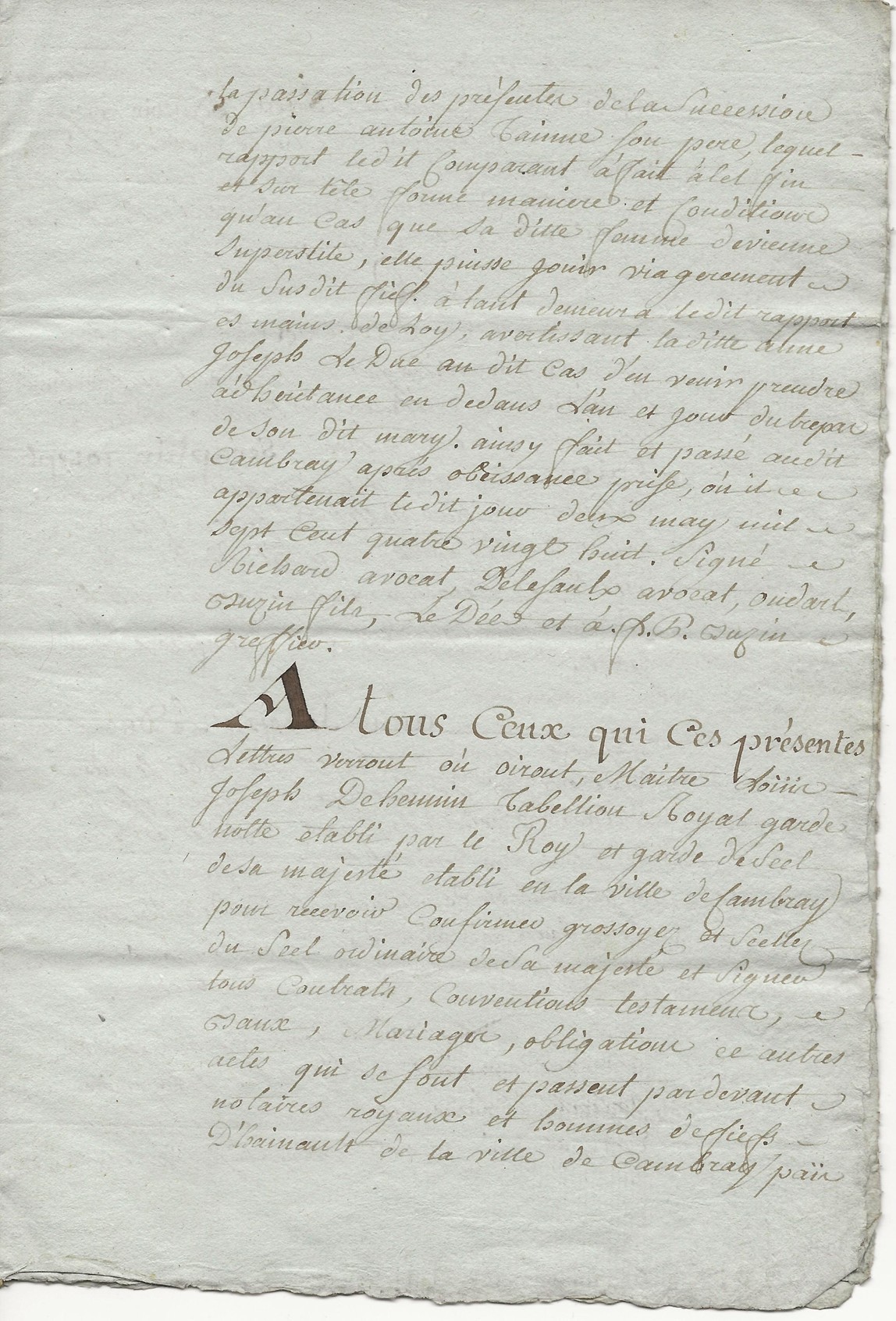 1788 contrat mariage seraphin taine x anne leduc 003