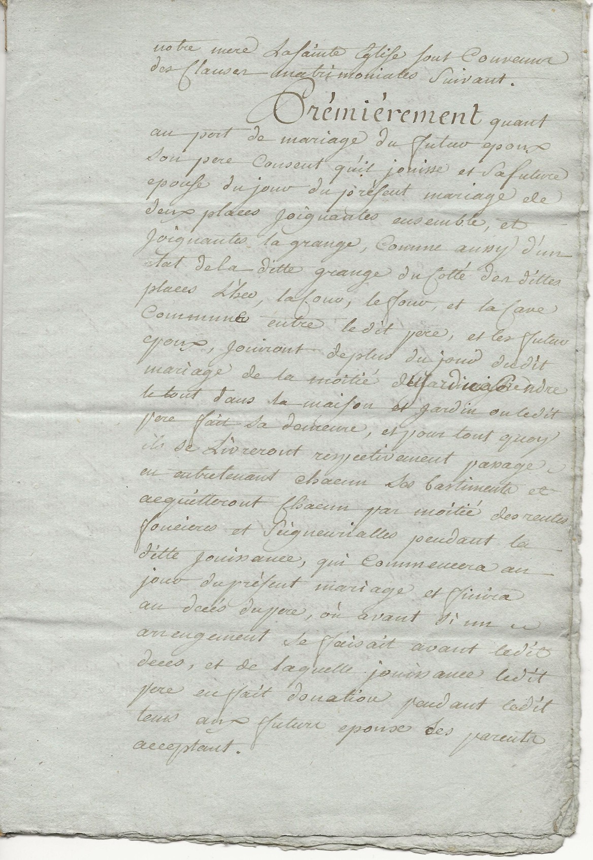 1788 contrat mariage seraphin taine x anne leduc 005