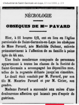 1886 deces mme pavard