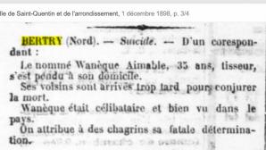 1898 suicide aimable wanecq