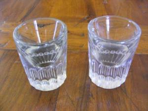 2 verres gros cul de bistrot verres du patron xix i26374 00 540