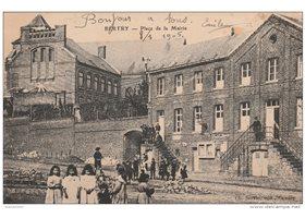 59 bertry place de la mairie vieille carte postale