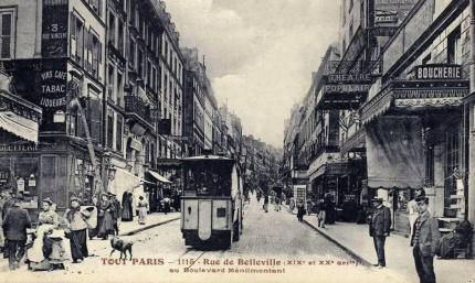 75019 paris la rue de belleville 2