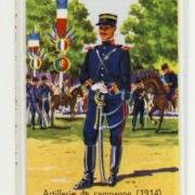 Artillerie campagne 1914 1918 uniforme uniform army