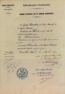 Attestation ordre lh