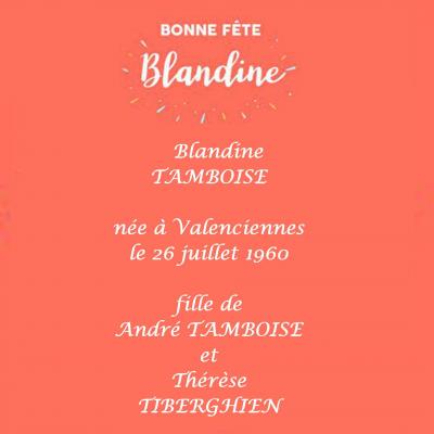 Blandine fete