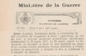 Cirier lucien citation armee