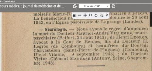 D manesse victor clement 06 09 1943