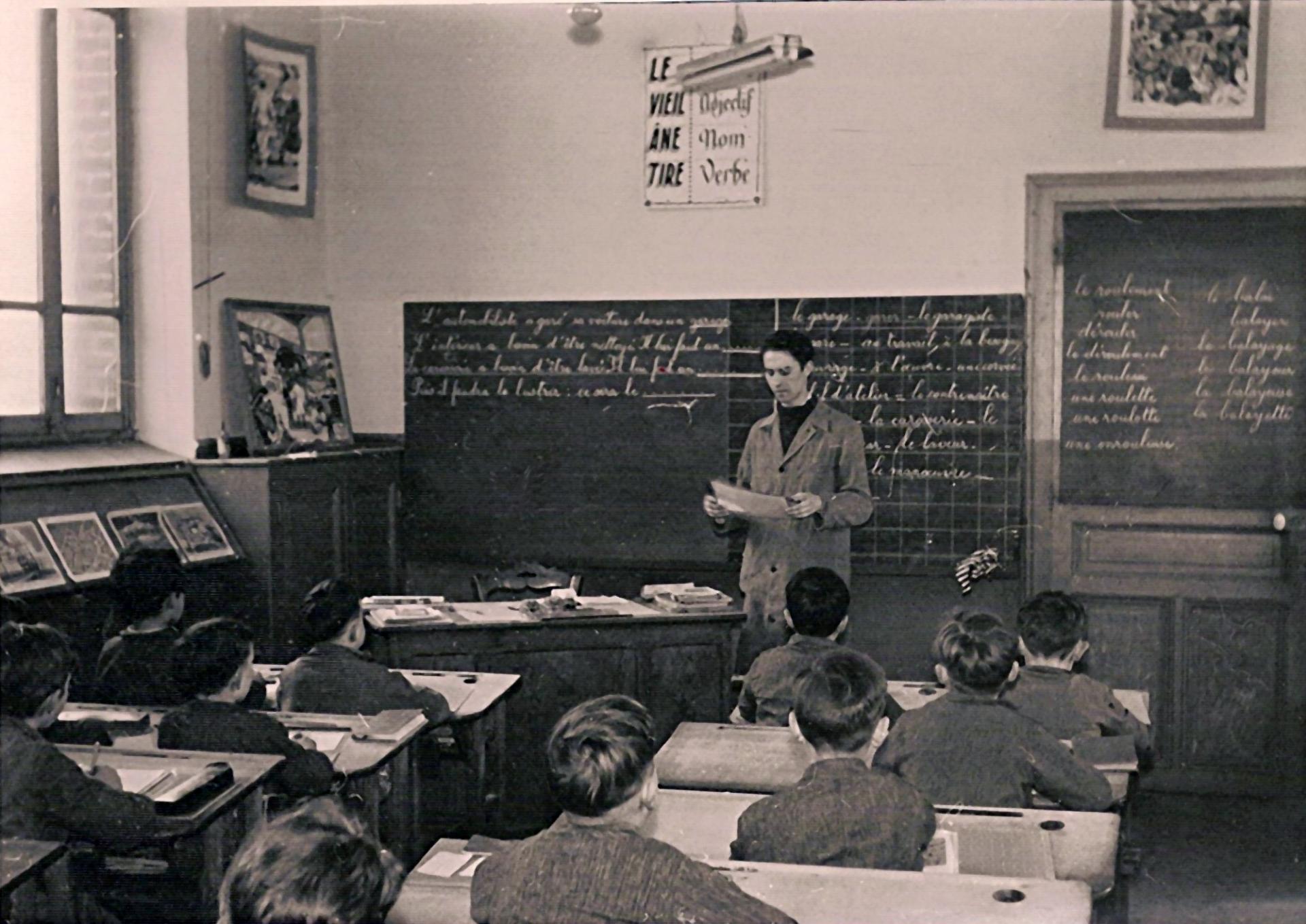 Enfants et instit ecole clary