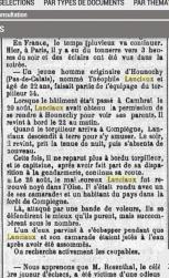 Lansiaux suite 07 09 1885