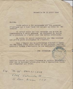 Lettre parrainage ose