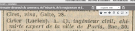 Lucien cirier expert ville paris 1886