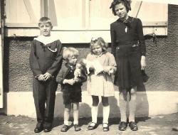 Sylvain, Marc, Adrienne et Madeleine