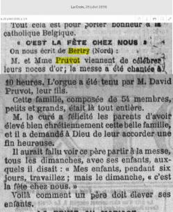 Noces d or pruvot 1898