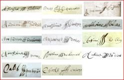 Signatures diverses