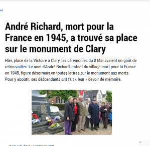 Voix du nord andre richard 2012