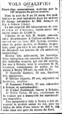 Vol 1908 circonstances